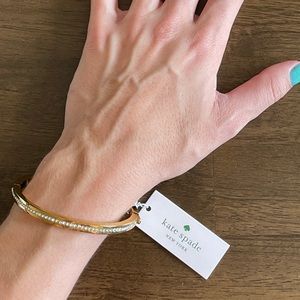 NWT - KATE SPADE Gold Diamond Bangle